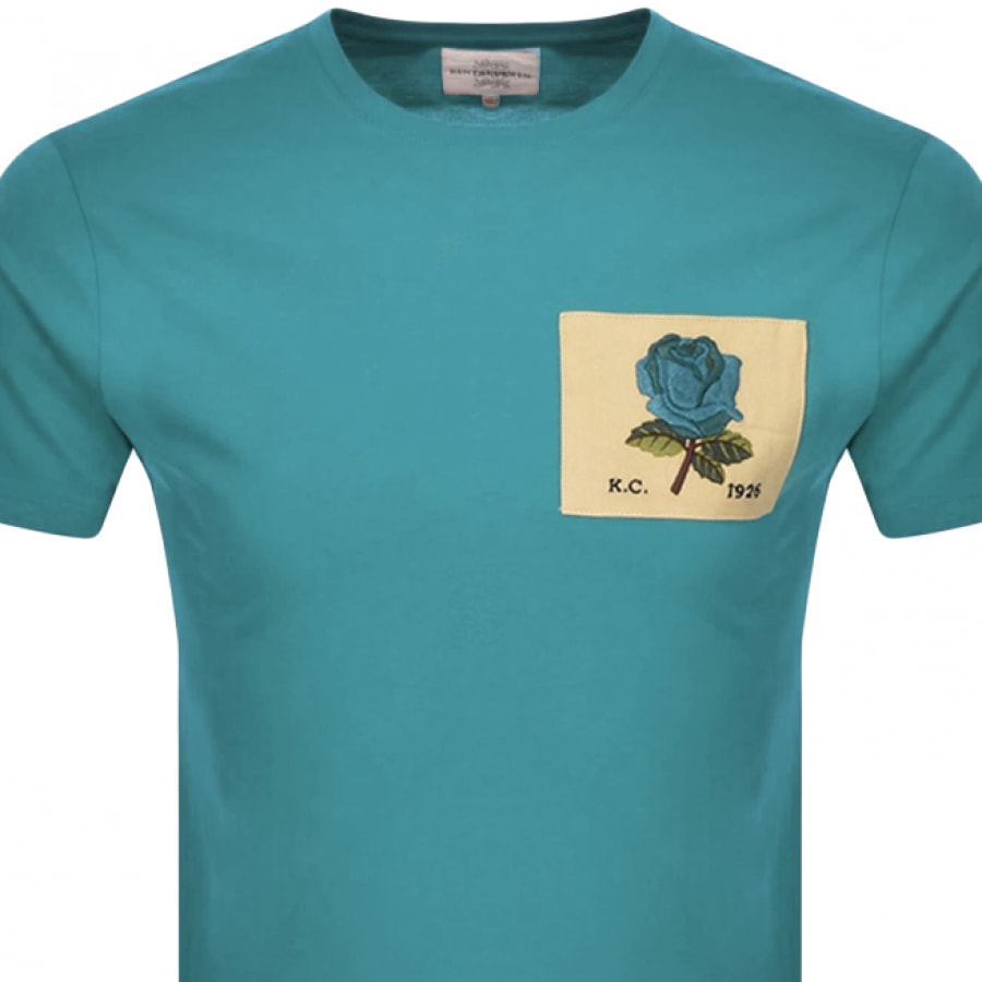 Alternative Image for ProductKent And Curwen Rose T Shirt Green2